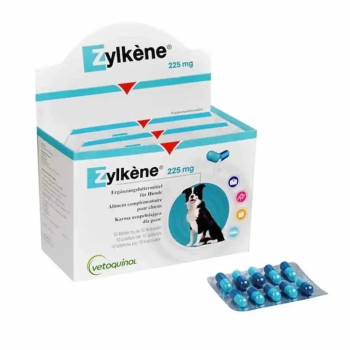 Зілкене (Zylkene) 225 мг капсули-антистрес для собак і кішок 10шт