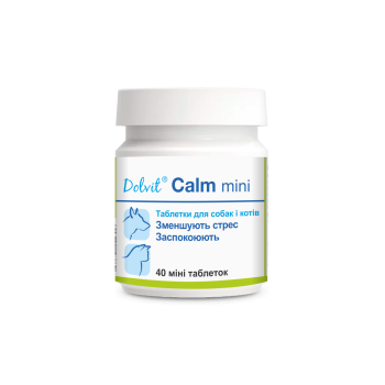 Dolfos (Долфос) Dolvit Calm mini - Долвіт Калм міні для імунитету та відновлення сил котів та собак, 30 табл Dolfos (Долфос) Dolvit Calm mini - Долвіт Калм міні для імунитету та відновлення сил котів та собак, 30 табл
