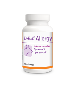 Dolfos (Долфос) Dolvit Allergy -  Долвіт Алерджі для імунитету та відновлення сил котів та собак, 90 табл
