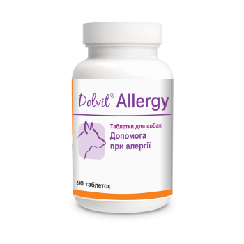 Dolfos (Долфос) Dolvit Allergy - Долвіт Алерджі для імунитету та відновлення сил котів та собак, 90 табл Dolfos (Долфос) Dolvit Allergy - Долвіт Алерджі для імунитету та відновлення сил котів та собак, 90 табл