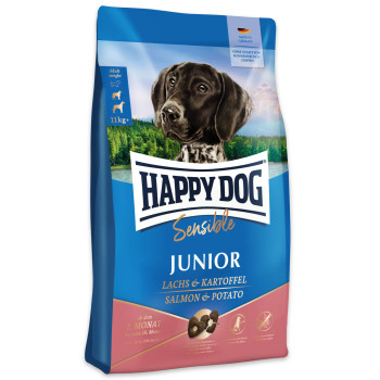 Happy Dog (Хеппі Дог) Junior Salmon&Potato - Сухий беззерновий корм для юніорів середніх та великих порід, 10 кг Happy Dog (Хеппі Дог) Junior Salmon&Potato - Сухий беззерновий корм для юніорів середніх та великих порід, 10 кг