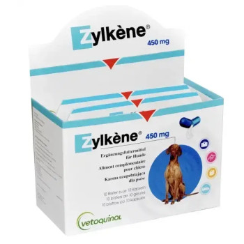 Зілкене (Zylkene) 450 мг капсули-антистрес для собак і кішок 10шт
