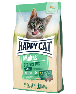 Happy Cat (Хеппі Кет) Minkas Perfect Mix - Сухий корм для дорослих котів з птицею, ягням та рибою, 10 кг Happy Cat (Хеппі Кет) Minkas Perfect Mix - Сухий корм для дорослих котів з птицею, ягням та рибою, 10 кг