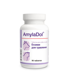Dolfos (Долфос) AmylaDol - АмілаДол ферменти при порушенні травлення для собак та котів 90 табл