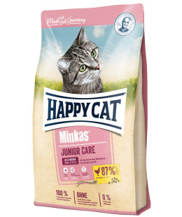 Happy Cat (Хеппі Кет) Minkas Junior Care Geflugell - Сухий корм для кошенят з птицею, 0,5 кг