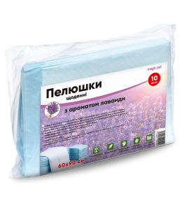 Magic Pet (Меджік Пет) Пелюшки щоденні з ароматом лаванди для тварин 60*90см