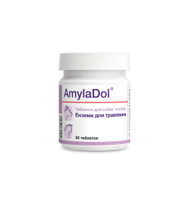 Dolfos (Долфос) AmylaDol - АмілаДол ферменти при порушенні травлення для собак та котів 30 табл