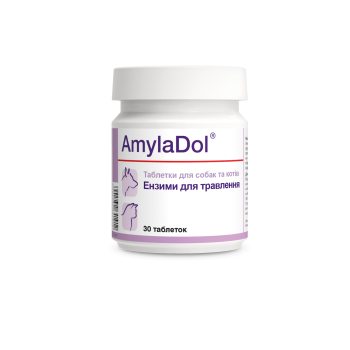Dolfos (Долфос) AmylaDol - АмілаДол ферменти при порушенні травлення для собак та котів 30 табл Dolfos (Долфос) AmylaDol - АмілаДол ферменти при порушенні травлення для собак та котів 30 табл