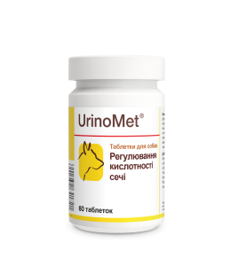 Dolfos (Долфос) UrinoMet - УріноМет регулятор кислотності для сечовивідної системи собак та котів 60 табл