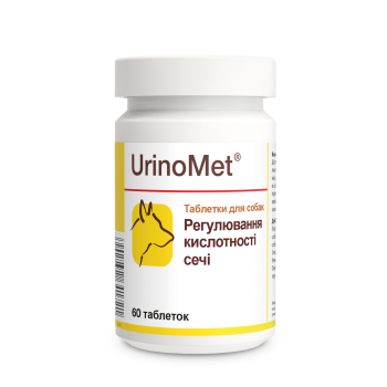 Dolfos (Долфос) UrinoMet - УріноМет регулятор кислотності для сечовивідної системи собак та котів 60 табл Dolfos (Долфос) UrinoMet - УріноМет регулятор кислотності для сечовивідної системи собак та котів 60 табл