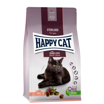 Happy Cat (Хеппі Кет) Sterilised Atlantik Lachs - Сухий корм для дорослих стерилізованих котів зі смаком лосося, 10 кг