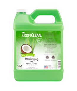 TropiClean (Тропіклін) - Шампунь "Алоє та кокос" концентрат дезодоруючий для собак та котів 3,8 л