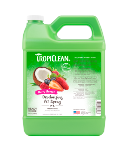 TropiClean (Тропиклин) - Шампунь "Ягоды и кокос" концентрат глубокая очистка для собак и кошек 3,8 л