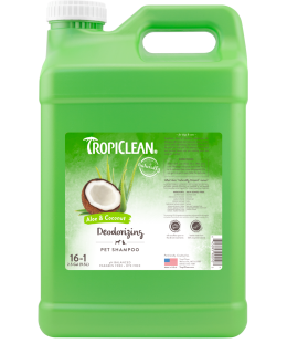 TropiClean (Тропіклін) - Шампунь "Алоє та кокос" концентрат дезодоруючий для собак та котів 9,5 л