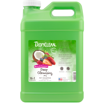 TropiClean (Тропіклін) - Шампунь "Ягоди та кокос" концентрат глибоке очищення для собак та котів 9,5 л