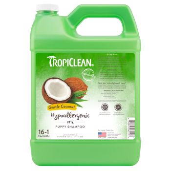 TropiClean (Тропіклін) - Шампунь "Ніжний кокос" концентрат гіпоалергенний для цуценят та кошенят 3,8 л