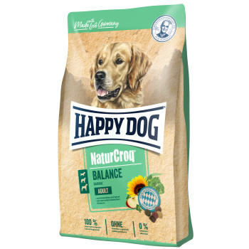 Happy Dog (Хеппі Дог) Naturcroq Balance - Сухий корм для вибагливих собак з птицею та сиром, 4 кг Happy Dog (Хеппі Дог) Naturcroq Balance - Сухий корм для вибагливих собак з птицею та сиром, 4 кг
