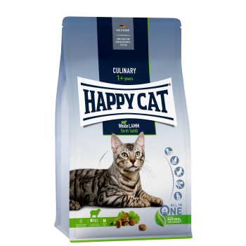 Happy Cat (Хеппі Кет) Culinary Weide Lamm - Сухий корм для дорослих котів зі смаком ягняти, 4 кг Happy Cat (Хеппі Кет) Culinary Weide Lamm - Сухий корм для дорослих котів зі смаком ягняти, 4 кг