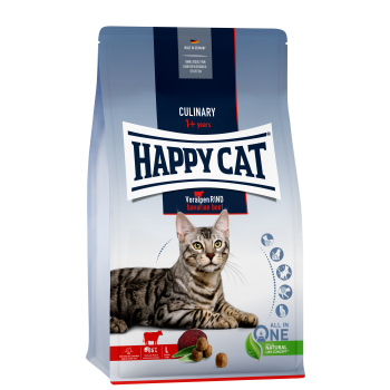 Happy Cat (Хеппі Кет) Culinary Voralpen Rind - Сухий корм для дорослих котів зі смаком яловичини, 10 кг Happy Cat (Хеппі Кет) Culinary Voralpen Rind - Сухий корм для дорослих котів зі смаком яловичини, 10 кг