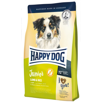 Happy Dog (Хеппі Дог) Junior Lamb & Rice - Сухий безглютеновий корм для юніорів середніх та великих порід, 10 кг Happy Dog (Хеппі Дог) Junior Lamb & Rice - Сухий безглютеновий корм для юніорів середніх та великих порід, 10 кг