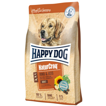 Happy Dog (Хеппі Дог) Naturcroq Rind & Reis - Сухий корм для дорослих собак всіх порід з яловичиною та рисом, 15 кг Happy Dog (Хеппі Дог) Naturcroq Rind & Reis - Сухий корм для дорослих собак всіх порід з яловичиною та рисом, 15 кг