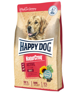 Happy Dog (Хеппі Дог) Naturcroq Active - Сухий корм для собак з підвищенною потребою в енергії, 15 кг