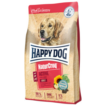 Happy Dog (Хеппі Дог) Naturcroq Active - Сухий корм для собак з підвищенною потребою в енергії, 15 кг Happy Dog (Хеппі Дог) Naturcroq Active - Сухий корм для собак з підвищенною потребою в енергії, 15 кг