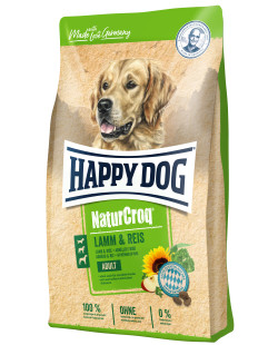 Сухий корм для собак Happy Dog (Хеппі Дог) Naturcroq Lamm & Reis - з чутливим травленням з ягням та рисом, 15 кг Сухий корм для собак Happy Dog (Хеппі Дог) Naturcroq Lamm & Reis - з чутливим травленням з ягням та рисом, 15 кг