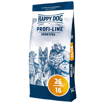 Сухий корм для дорослих собак Happy Dog (Хеппі Дог) Prof-Line Sportive 26/16 - з підвищеною потребою в енергії, 20 кг Сухий корм для дорослих собак Happy Dog (Хеппі Дог) Prof-Line Sportive 26/16 - з підвищеною потребою в енергії, 20 кг