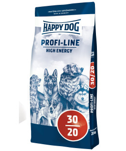 Happy Dog (Хеппі Дог) Prof-Line High Energy 30/20 - Сухий корм для робочих та служебних собак, 20 кг