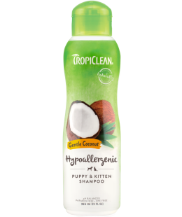 TropiClean (Тропіклін) - Шампунь "Ніжний кокос" гіпоалергенний для цуценят та кошенят 355 мл