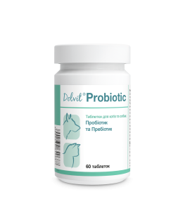 Dolfos (Долфос) Dolvit Probiotic - Долвіт Пробіотик (проти дизбактеріозу) для собак та котів 60 табл