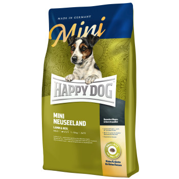 Happy Dog (Хеппі Дог) Mini Neuseeland - Сухий корм для собак дрібних порід з чутливим травленням з ягням та рисом, 10 кг Happy Dog (Хеппі Дог) Mini Neuseeland - Сухий корм для собак дрібних порід з чутливим травленням з ягням та рисом, 10 кг